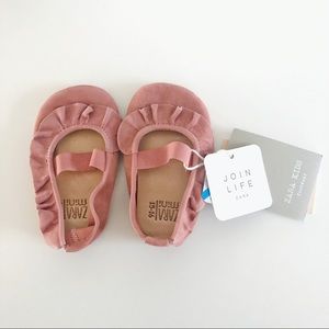 Zara Baby Girl Suede Leather Shoes